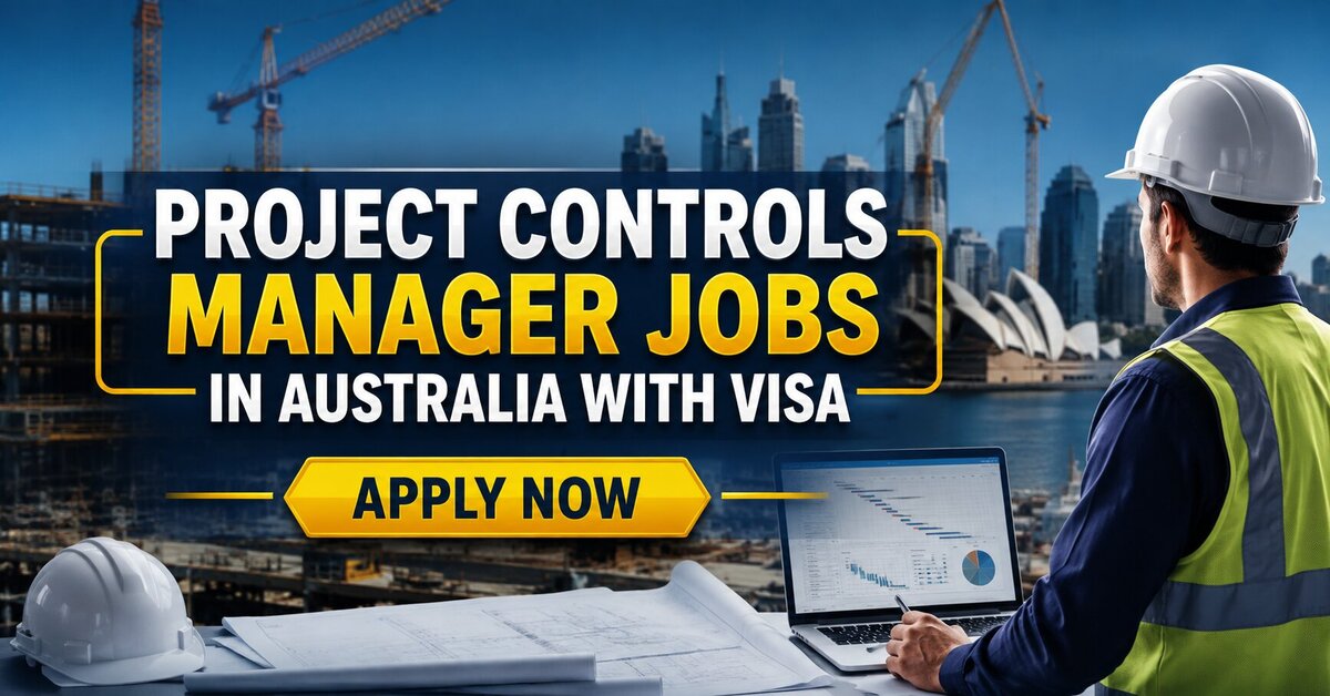 Project Controls Manager Jobs in Australia with Visa