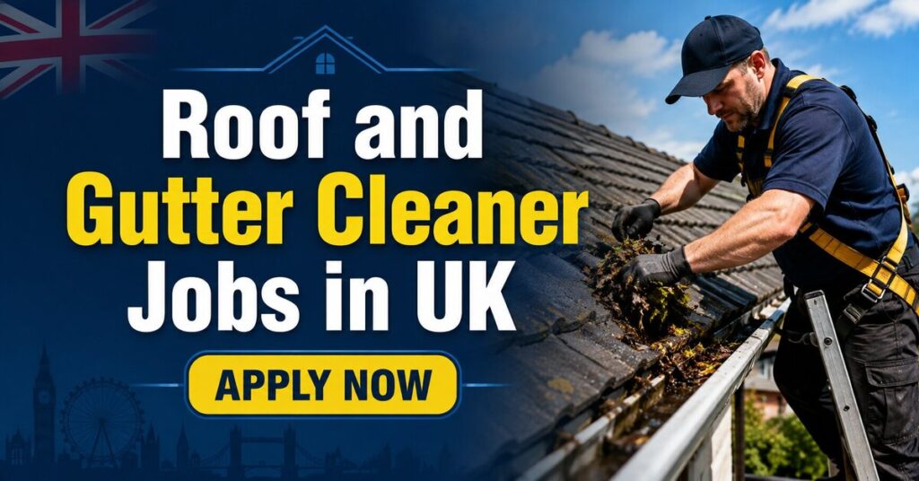 Roof and Gutter Cleaner Jobs in UK