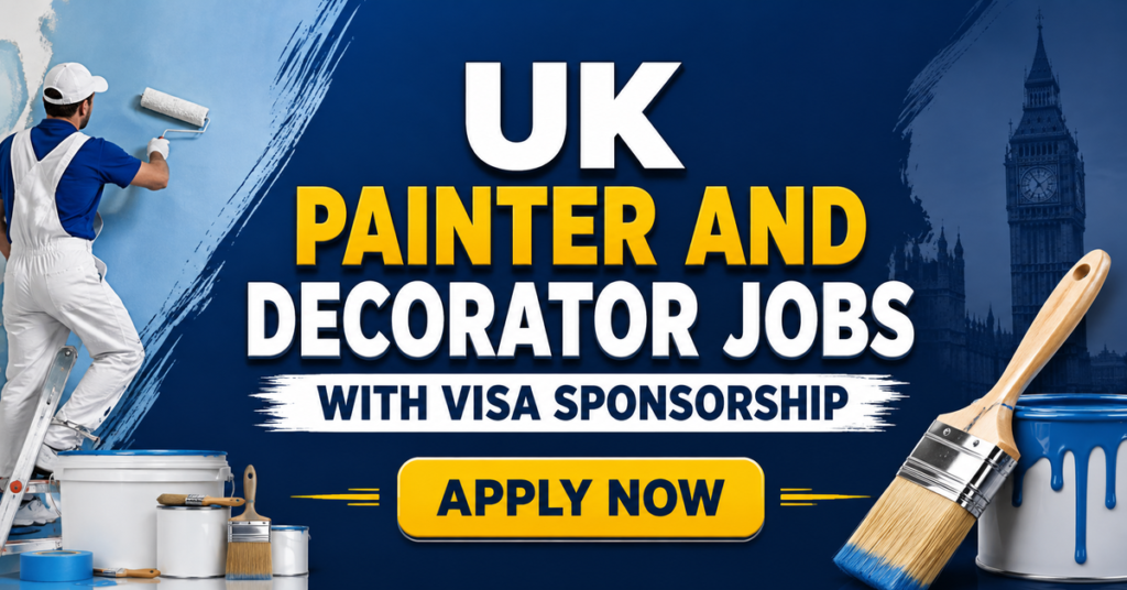 UK Painter and Decorator Jobs with Visa Sponsorship